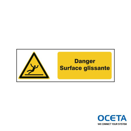 Signalisation ISO - Danger Surface glissante