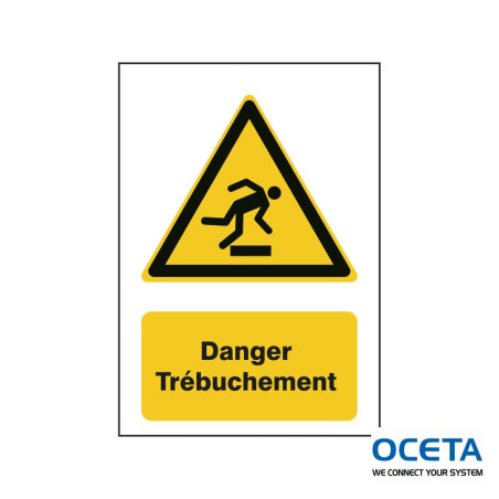 Signalisation ISO - Danger Trébuchement