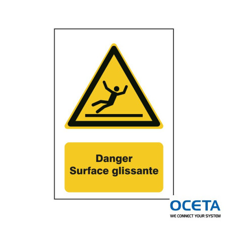 Signalisation ISO - Danger Surface glissante