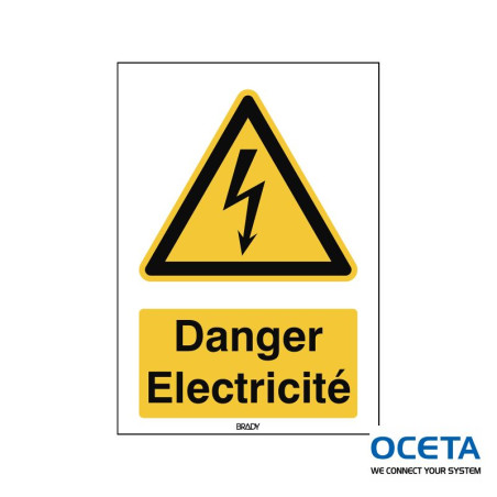 Signalisation ISO - Danger Electricité