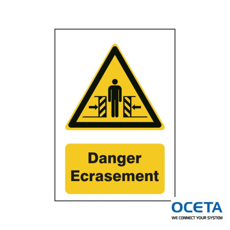 Signalisation ISO - Danger Ecrasement