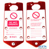 DO NOT OPERATE LOCKOUT HASP RED/ALU PK5 Mâchoires de consignation