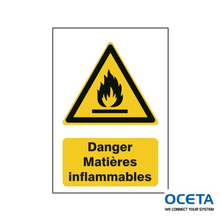 Signalisation ISO - Danger Matières Inflammables