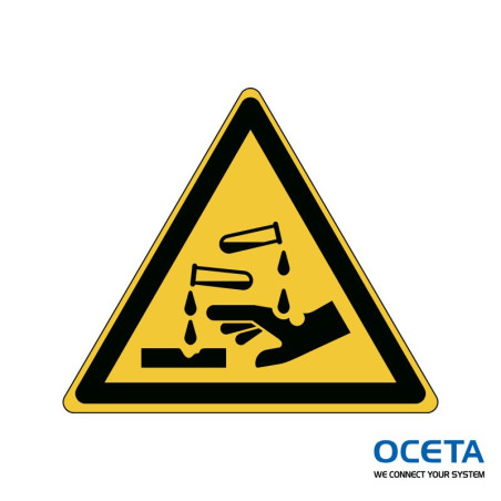 Signalisation ISO - Danger Substance corrosive