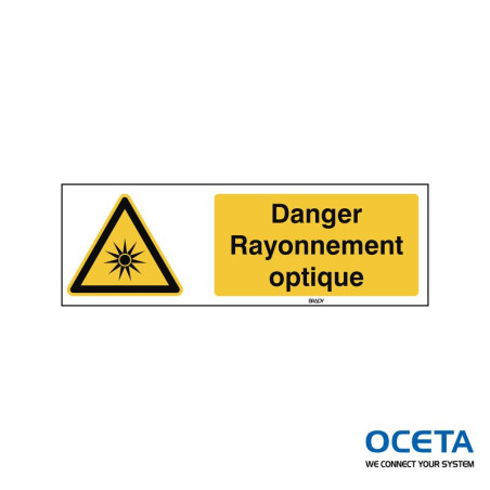 Signalisation ISO - Danger Rayonnement optique