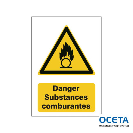 Signalisation ISO - Danger Substances comburantes