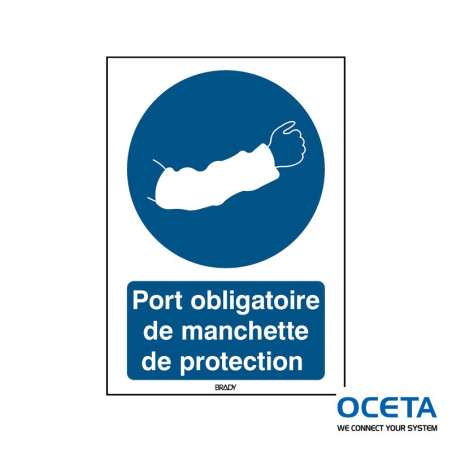 M/PIC903/FR729/PE-148X210-1 Port obligatoire  manchette de protection