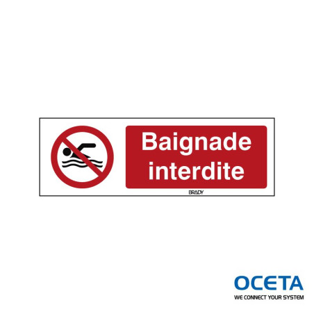 P/P049/FR685/PE-450X150-1 Baignade interdite