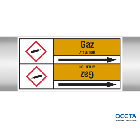 PMF-GAZ-YL3-RLL127 Marqueurs Gaz