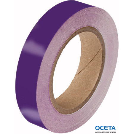 PIPEBANDINGTAPEPURPLE25MMX33M Rouleau adhésif  tuyauteries