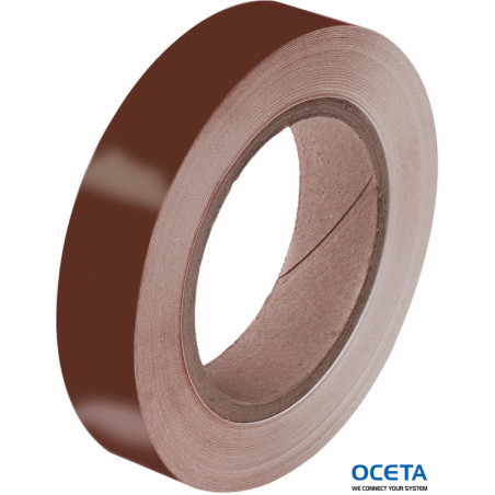 PIPEBANDINGTAPEBROWN(F)25MMX33M Rouleau adhésif  tuyauteries