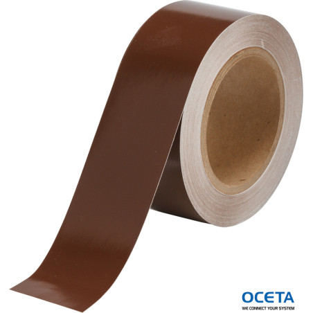 PIPEBANDINGTAPEBROWN(F)50MMX33M Rouleau adhésif  tuyauteries