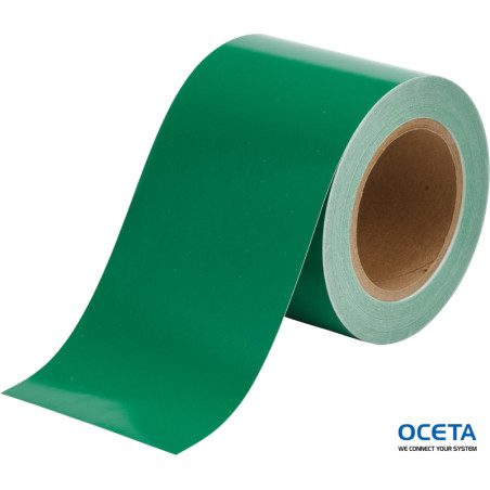 PIPEBANDINGTAPEGREEN100MMX33M Rouleau adhésif  tuyauteries