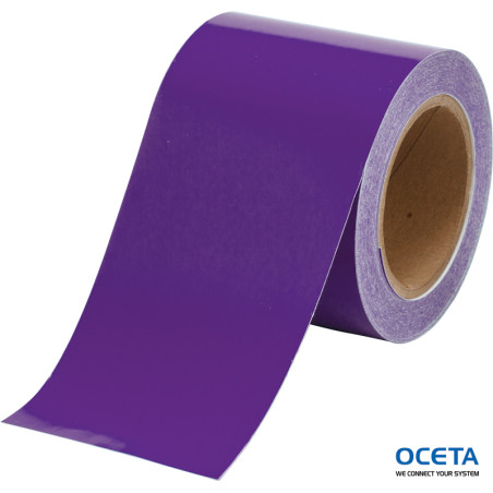 PIPEBANDINGTAPEPURPLE100MMX33M Rouleau adhésif  tuyauteries