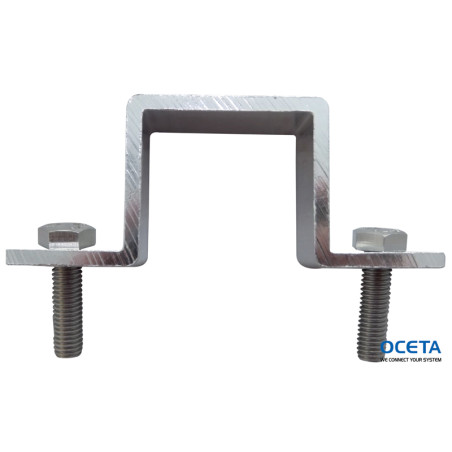 Bracket-40 2 supports de fixation pour poteau de 40 x 40 mm