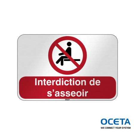 P/P018/FR370/RFL-590X390-1 Interdiction de s'asseoir