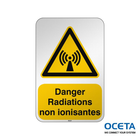 Panneau de sécurité ISO — Danger Radiations non ionisantes