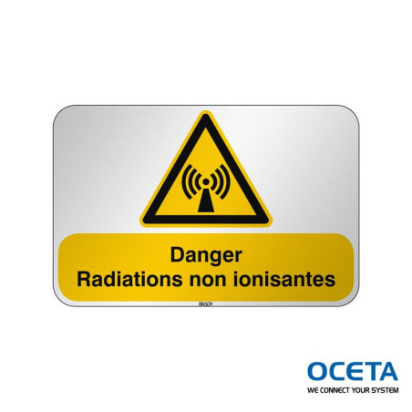 Panneau de sécurité ISO — Danger Radiations non ionisantes