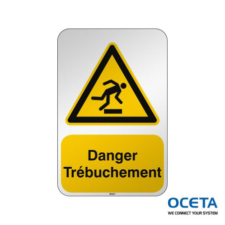 Panneau de sécurité ISO — Danger Trébuchement