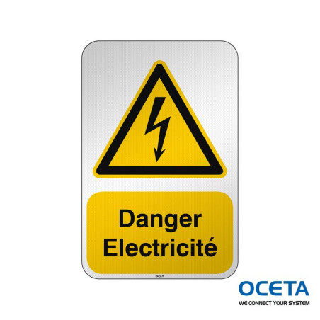 Panneau de sécurité ISO — Danger Electricité