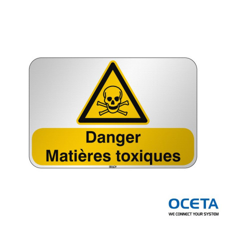 Panneau de sécurité ISO — Danger Matières toxiques