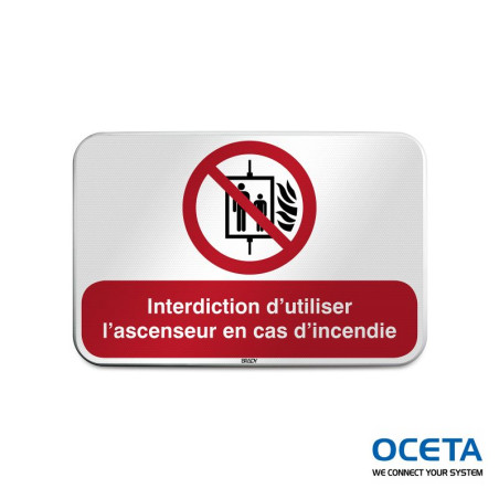 P/P020/FR373/RFLBD-600X400-1  Interdiction d’utiliser l’ascenseur