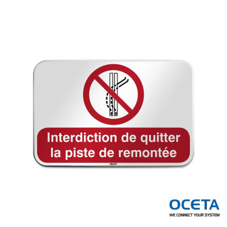 P/P037/FR740/RFLBD-600X400-1  Interdiction de quitter la piste