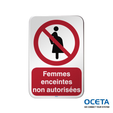 P/P042/FR613/RFLBD-400X600-1  Femmes enceintes non autorisées