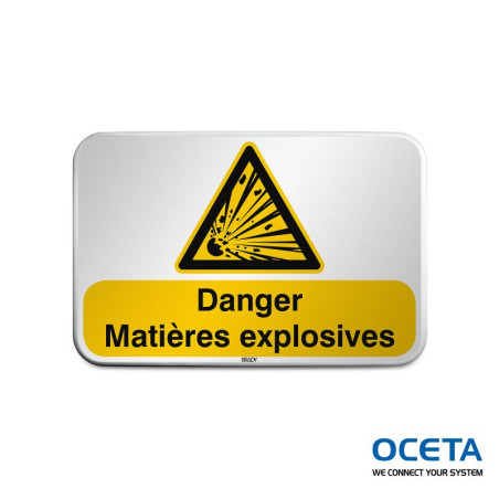 Panneau de sécurité ISO – Danger Matières explosives