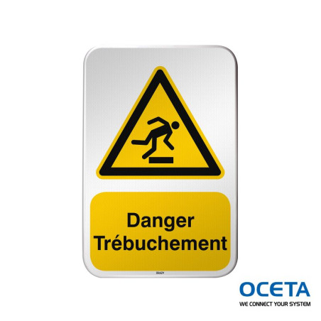 Panneau de sécurité ISO – Danger Trébuchement