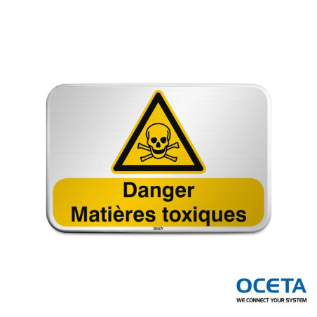 Panneau de sécurité ISO – Danger Matières toxiques