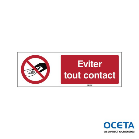 P/PIC914/FR756/PE-297X105-1 Panneau de sécurité – Éviter tout contact