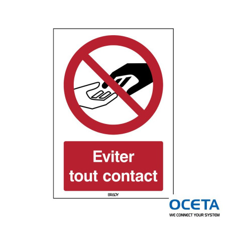 P/PIC914/FR756/PE-148X210-1 Panneau de sécurité – Éviter tout contact