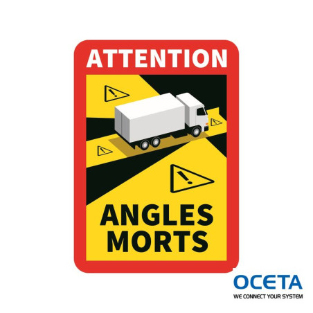 AGMC/PE-170x250-1 Panneau angles morts pour camions