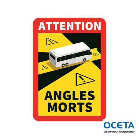 AGMB/PE-170x250-1 Panneau d’indication angles morts pour les cars/bus