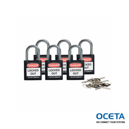 Compact safe padlock 25mm Sh KD Black/6 Cadenas de sécurité compacts