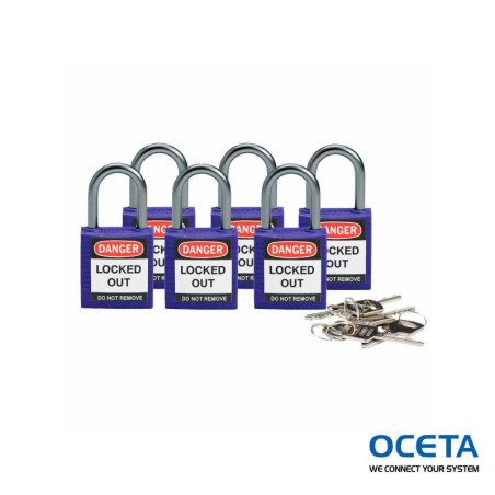 Compact safe padlock 25mm Sha KD Purpl/6 Cadenas de sécurité compacts