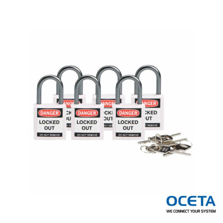 Compact safe padlock 25mm Sha KD White/6 Cadenas de sécurité compacts