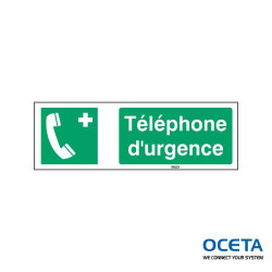 STFR E004-450x150-PP-CRD/1 Téléphone d'urgence