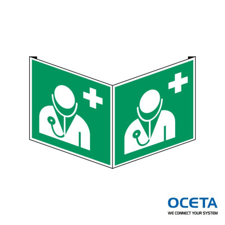 PIC E009-151x151-VPVC-CRD/1 Signalisation ISO - Médecin