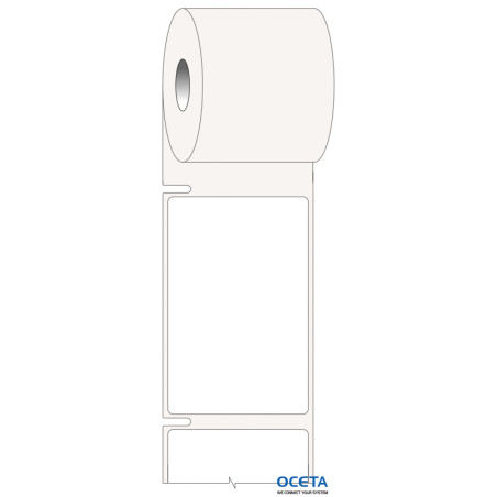 MNK-55x85-B7610-0.4  étiquettes vierges pour CLP-GHS