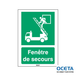 STFR E017-210x297-PP-CRD/1 Signalisation ISO 7010 - Fenêtre de secours