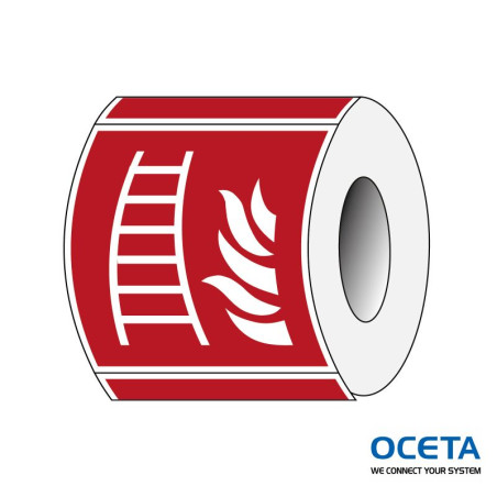 PIC F003-100x100-PE-ROLL/1 Signalisation ISO - Echelle d'incendie