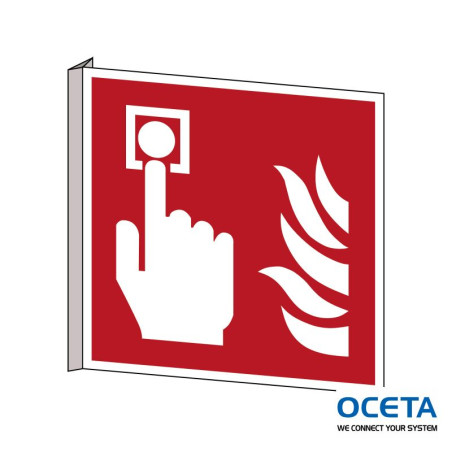 PIC F005-151x151-BIPVC-CRD/1 Signalisation ISO Point d'alarme incendie