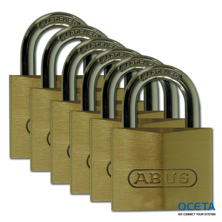 BRASS PADLOCK 30 MM HARD ST SHACK 6/PAC Cadenas en laiton