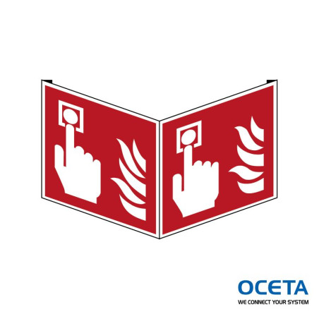 PIC F005-151x151-VPVC-CRD/1 Signalisation ISO Point d'alarme incendie