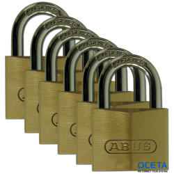 BRASS PADLOCK 50 MM HARD ST SHACK 6/PAC Cadenas en laiton