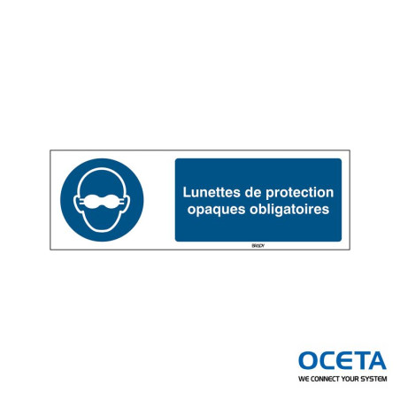 STFR M007-450x150-PE-CRD/1  Lunettes de protection opaques