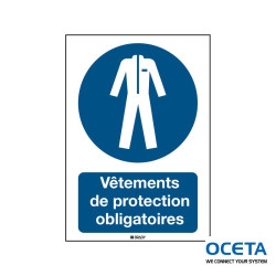 STFR M010-210x297-PE-CRD/1  Vêtements de protection obligatoires