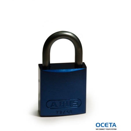 Full Alu Padlocks 25mm Sha KD Blue/6 Cadena aluminium avec arceau 25mm